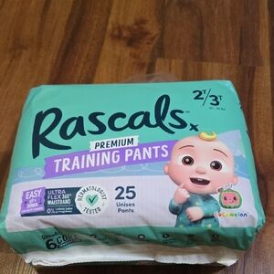 RASCAlS Premium Training Pants Green and Purple Size 2t 3t NEW Supreme Cocmelon